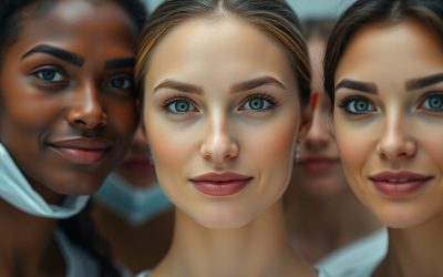 Facial harmony through cosmetic surgery